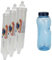 GAC 3 x Aquafilter AICRO Kühlschrankfilter Wasserfilter Aktivkohle 6 mm Schlauch zum Schrauben, DD-7098, WSF-100 + GRATIS Polycarbonatflasche