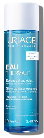 Uriage Essenza all'acqua illuminante con Acido Ialuronico - Idrata - Rimuove e restringe i pori - Profumo di Bergamotto e Pesca - Ottima tollerabilità- 96% di ingredienti di origine naturale - 100ml