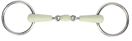 Filetto Ad Anello, Filetto a Bocca con Rullo in Gomma in Acciaio Inossidabile, Filetto a Bocca di Cavallo al Gusto di Mela, Filetto Ad Anello Sciolto, O Ring per Equitazione