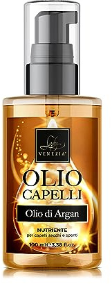 Argan-Öl Haare 100 ml – Argan Oil – Haaröl - Haarpflege – Haaröl für trockenes Haar - Lady Venezia – Made in Italy