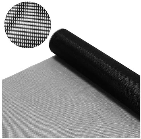 Insect Mesh, 120cm x 250cm Window Fly Screen Mesh Thickened, Encrypted Highly Transparent and Invisible Nylon Fine Mesh Fly Screen Replacement Cuttable for Covering Windows and Doors