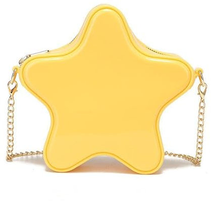 Homvik Sternförmige Cossbody-Tasche mit Sternen, niedlich, ästhetisch, Y2K, Crossbody-Handtasche mit Kettenriemen für Mädchen und Damen, für den täglichen Gebrauch, Large