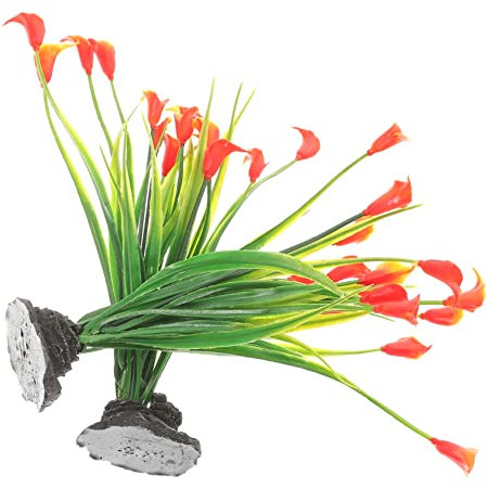 DRESSOOS 2St Aquarienlandschaft Bruthöhle für Aquarienfische Kühler Aquarium-Pflanzenständer große Aquarium-Ornamente randlos kunstpflanze Aquarium- Zubehör für Aquarien Plastik