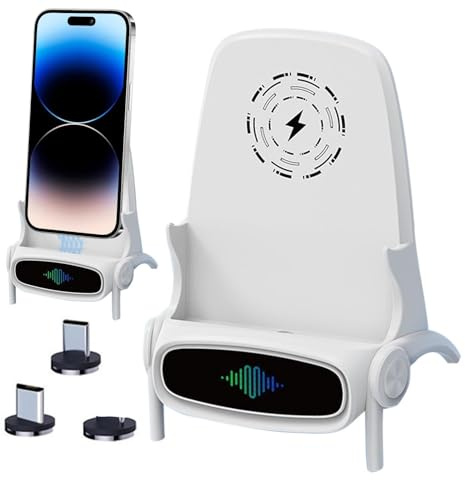 Chargeur de téléphone pour chaise – Support de charge rapide, support de téléphone réglable, station d'accueil multifonction pour smartphone | Support de bureau mains libres pour la plupart des