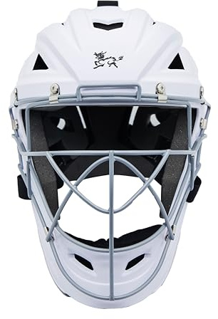 Jadekylin Baseball Catchers Helmet Matte (Small 61/2-7 inch) (White Small)