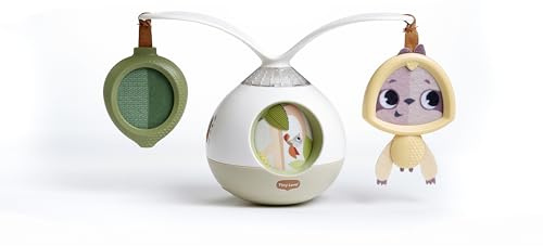 Tiny Love Tummy Time Musical Mobile 2-en-1, Mobile Bébé avec Musique & Lumières, 0 mois +, Rotatif 360° Musique et Lumières, Mobile Musical Bébé, 3 Modes Musique et Son, Collection Boho Chic