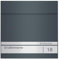 SONGMICS Briefkasten personalisiert, mit Namensschild, Hausnummernschild, Postkasten, Softclose-Deckel, Zeitungsfach, Schloss, modern, einfache Montage, 10,5 x 37 x 37 cm, anthrazitgrau GMB090G01