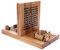 Engelhart - 350430 - Wooden Naval Battle - Ship Battle - Traditional Eco-Friendly Wooden Strategy Game - Board Game