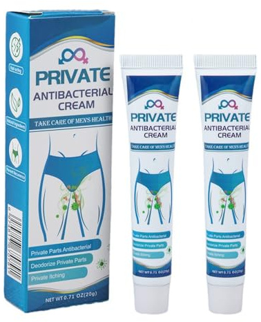 Wootapson 2Pc Crema Antibacteriana Para La Piel,Crema Para Aliviar La Picazón, Jock Itch Crema,Crema Para El Tratamiento De La Intimidad,Crema Para Picazón Genital,Crema De Tratamiento Itch