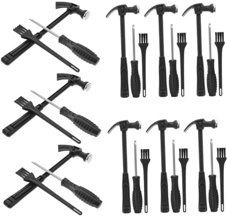 HONITANO 9 Set Attrezzi da Scavo per Martello Scalpello e Pennello Kit Archeologico di Gioco per Esplorazione di Gemme e Fossili Strumenti Educativi per Ragazzi e Ragazze