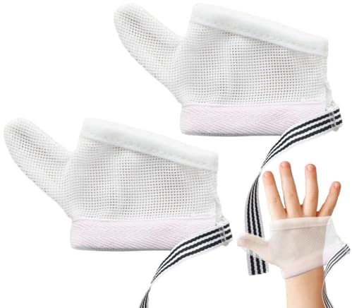 Anti-repvantar för spädbarn, babyhandskar för barn – No Scratch-vantar för unisex, babyhandskar, skyddshandskar, nageltugghandskar, bithandskar för barn från 6 till 18 månader