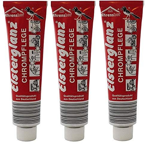 6x 150ml Elsterglanz Original Chrompflege, Chromreiniger, Chrompolitur eignet sich besonders für Chrometeile an Auto und Motorrad.