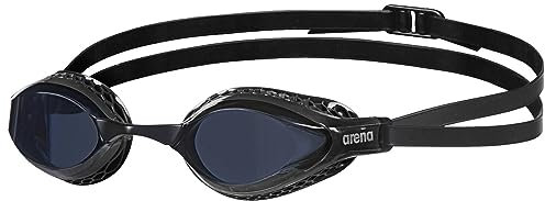 arena Air-Speed Unisex Wettkampf-Schwimmbrille für Erwachsene, Schwimmbrille mit Großen Antibeschlag-Gläsern, UV-Schutz, 3 Austauschbare Nasenstege, Air Seals