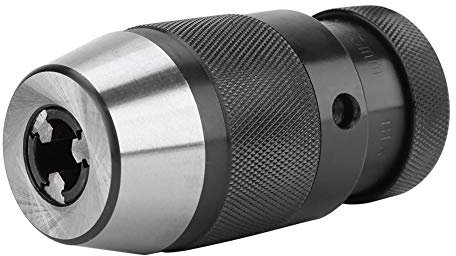 Mandrino per Trapano per Carichi Pesanti, 0-13mm 1/2 Mandrino Autoserrante in Acciaio Senza Chiave B16 per Tornio, Foratura Elettrica, Fresatrici, Torni, Torni Noiosi e Utensili Manuali