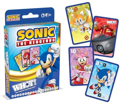 Wow! Sonic the Hedgehog Kartenspiel WINNING MOVES Kartenspiel in Sonic-Farben für die ganze Familie.