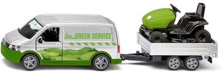 Siku VW T6 with Lawn Tractor