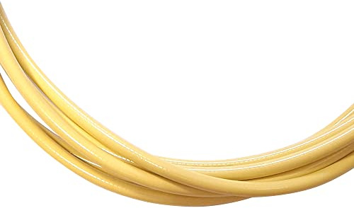 cyclingcolors TEFLON BRAKE BIKE OUTER CASING CABLE HOUSING YELLOW LENGHT 1m DIAMETER 5mm FIXIE SINGLESPEED MTB ROAD VINTAGE PTFE NEW