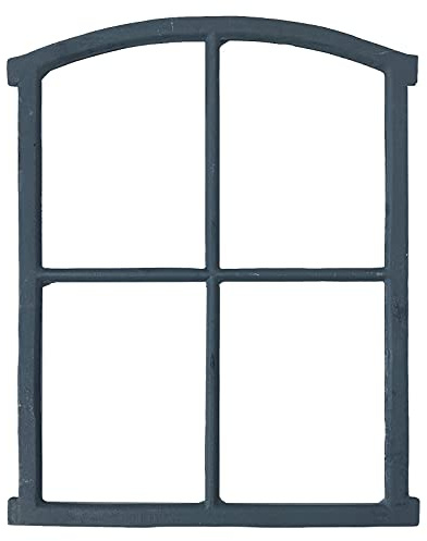 Fenster grau Stallfenster Eisenfenster Scheunenfenster Eisen 64cm Antik-Stil (h)