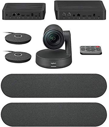 Logitech Rally Plus 960-001225 Premium Ultra-HD ConferenceCam System with Automatic Camera Control (Renewed)