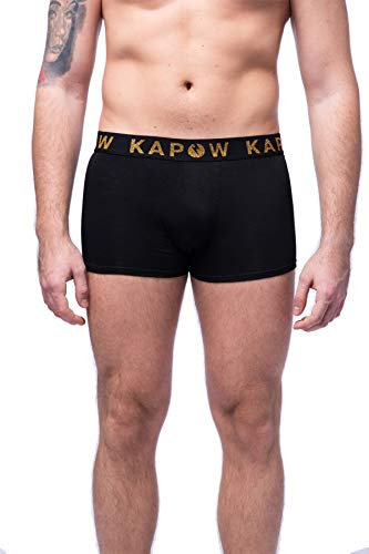 Kapow Meggings Performance Unterwäsche für Männer, Boxershorts (Midnight, L)