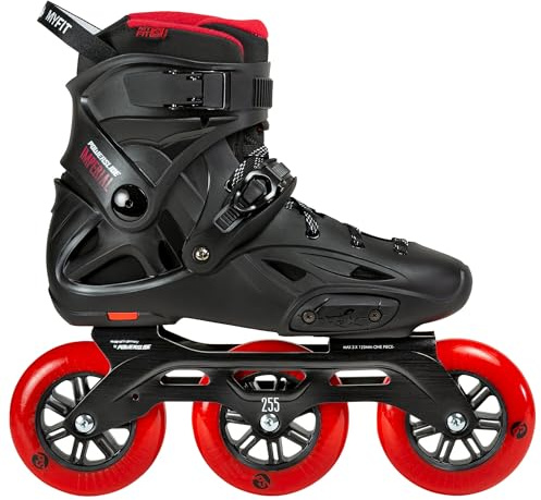 Powerslide Inline Skate Imperial Black Red 110, für Urban und Fitness, für Damen und Herren