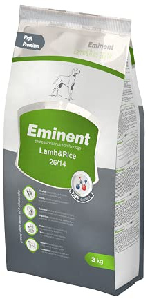 Eminent Lamb & Rice (1 x 3 kg) | glutenfritt hundfoder | High Premium torrfoder för hundar av alla raser från 4-års- Månad