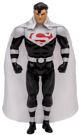 McFarlane DC Super Powers Lord Superman, Figura de 12 cm Original de Estilo clásico basada en la Serie de los 60, con Burbujas de Comic, para coleccionistas, +12 años, Bizak (64385781)
