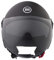BHR Helm Demi-Jet 840 DUAL Shield - Scooter Helm Doppelvisir zugelassennach ECE 22.06 mit interner Sonnenblende und mikrometrischer Auslösung - Mattschwarz L