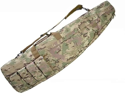 Étui À Fusil Tactique Arme Longue,Fusil De Chasse Rembourée Sac,Fusil A Plomb Sac À Carabine Tactique,Sac À Fusil Souple Étui pour Fusil De Chasse,Militaire Rangement Arme Épaississant B,120CM