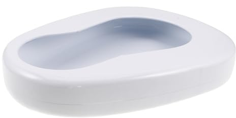 Beatifufu Orinal Ligero y Portátil Ergonómico de Hierro para Pacientes Postrados en Cama Adecuado Cuidado Hogar y Atención a Ancianos