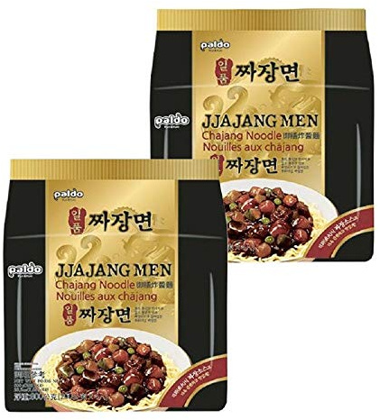 Paldo Ilpoom Jia Jangmen (Chajang Noodle) 200g (Pack of 8)