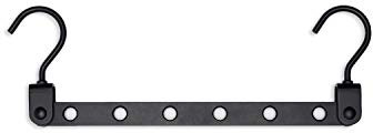 STEAMERY Kleiderbügel von Steamery Kleiderschrank platzsparend, EIN Must-Have für kompaktes Wohnen. 0804 Schwarz Einheitsgröße