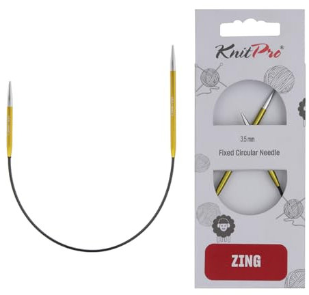 KnitPro Zing Asymmetrische Rundnadeln 10 (25cm) | 3.5mm