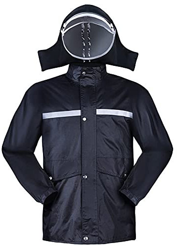 SJASD Motorrad Regenkombi Herren,herren/damen Wasserdicht set Wasserdichte Regen Jacke und Hose Anzug Kombi,motorradregenkombi,hoehe Sichtbarkeit,XXL