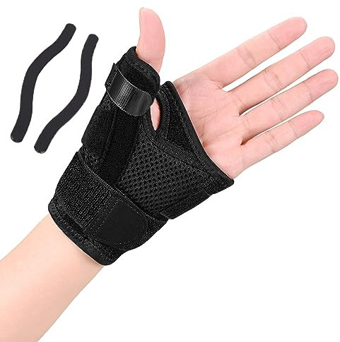 Apasiri Daumenbandage Rechts und Links, Daumenschiene für Arthritis, Sehnenscheidenentzündung, Karpaltunnelsyndrom, Verstauchungen, Kompressions-Daumenstabilisator, Schmerzlinderung, Einheitsgröße