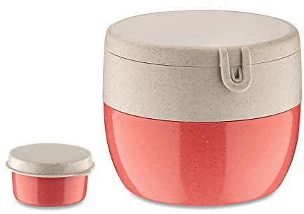 Bentobox M Lunchbox Snackpot Kunststoff Koralle Koziol