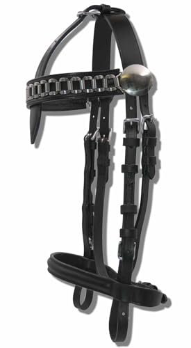 AMKA Fahrzaum ohne Scheuklappen aus Leder