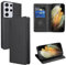 Vauki Funda Cuero para Samsung Galaxy S21 Ultra 5G Carcasa PU Tipo Cartera Soporte Tarjetas Case Soporte Plegable Tapa Libro Movil Flip Caso para Samsung Galaxy S21 Ultra 5G 6.8, Negro