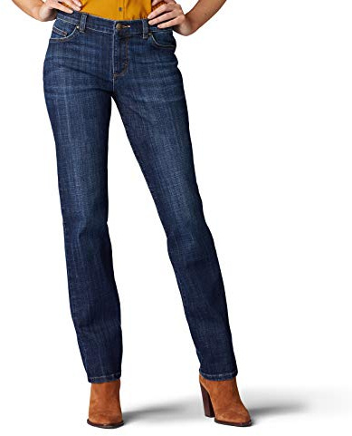 Lee Women's Petite Relaxed Fit Straight Leg Jean Bewitched 2 Petite