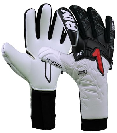Rinat Outlet > Temporada 2024-25 > Guantes Infantil 2024-25 > Guantes Infantil Prime 2024-25 Xtreme Guard Dominius Prime, Blanco/Negro, Unisex Niños