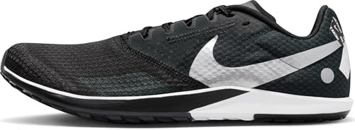 Nike Rival Waffle 6 Straßen-und Cross-Country-Laufschuhe für Wettkämpfe, Zapatillas de Running Hombre, Black Metallic Silver Dk Smoke Grey, 37.5 EU