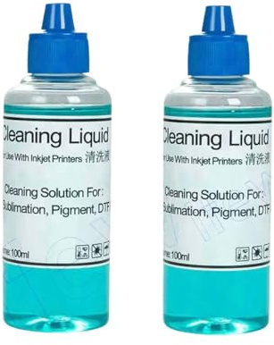 Printer Head Cleaning Liquid Kit For Dtf Print Nozzle Cleaner Cleaning Solution Fluid Clean Printer Heads Compatible With Printer Models For Part Number 8K1927225B 1G724-97012(200ML Blue No Tool)