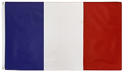 FlagScout - Drapeau de la France | 90 x 150 cm | Drapeaux de qualité supérieure, finitions de qualité et couleurs vives.