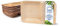 onlyleaf Palmware - Platos de hojas de palma I Plato de menú desechable de 200 piezas hecha de hoja de palma rectangular de 24x15cm con 2 compartimentos separados