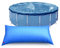 Poolkissen Winter Rechteckig 8×4ft, Pool Kissen Überwinterung, Luftkissen Pool Winter Zubehör Aufblasbar für Pool Abdeckung und Abdeckplanen Poolpolster Winterkissen mit Sicherheitsventil (1 Stück)