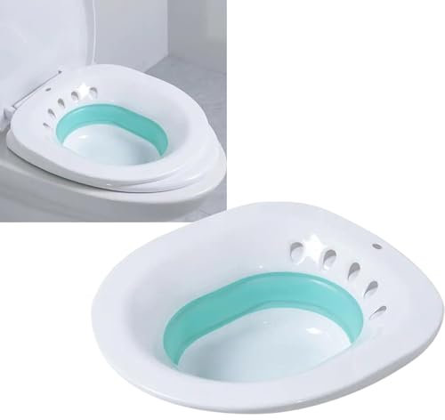 Bidetaufsatz für die Toilette - Hygienische Lösung für gynäkologische und proktologische Anwendungen, 39x36.5x12 cm, robust und leicht zu reinigen