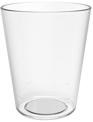 Monouso | 8 Vasos Reutilizables Durables PP Cerveza Pinta 330ml, Vasos de Plástico, Bares y Celebraciones