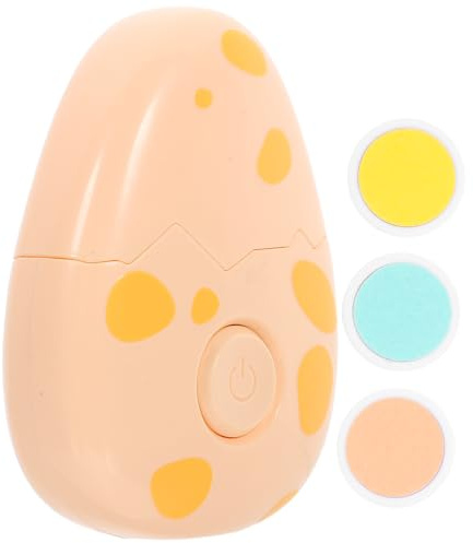 TEMPNAP Pulidora de Uñas Eléctrica para Bebés Cabezales de Lijado, Diseño de Dibujos Animados y Material Plástico Seguro para Cortar Uñas Rápido y Duradero