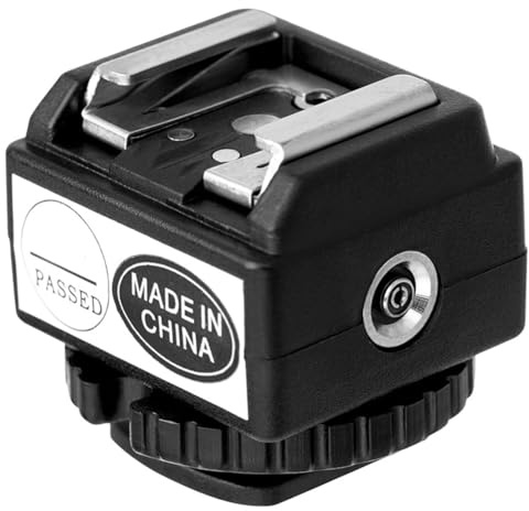 IJSDNVJNDX Adattatore Universale per Base Flash Speedlite Compatibile con Slitta, Rialzato, Convertitore di Pad Rialzato.