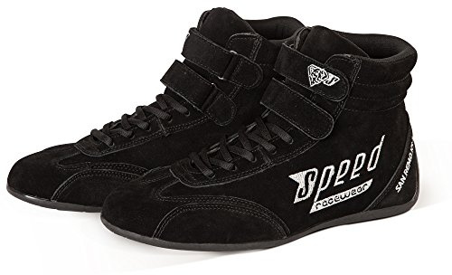 Speed Kartschuhe San Remo KS-1 - Modell 2018 - Kart Schuhe (Schwarz, 43)